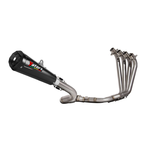 Full System Black Exhaust Tips Header Pipe For Honda CBR650R CBR650F 2014-2025